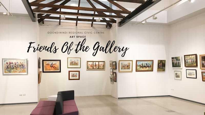 image of the goondiwindi artspace advertising membership for friends of the gallery